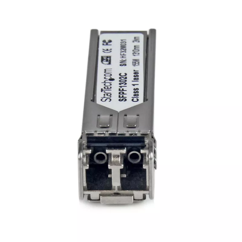 StarTech.com Cisco GLC-FE-100FX suderinamas SFP siųstuvo-imtuvo modulis – 100BASE-FX~Cisco GLC-FE-100FX suderinamas SFP modulis – 100BASE-FX – 100Mbps daugiarežimio pluošto MMF optinis siųstuvas-imtuvas – 100 Mbps – LC 2km – 1310nm – DDM Cisco ASR920, IE2000, IE4000