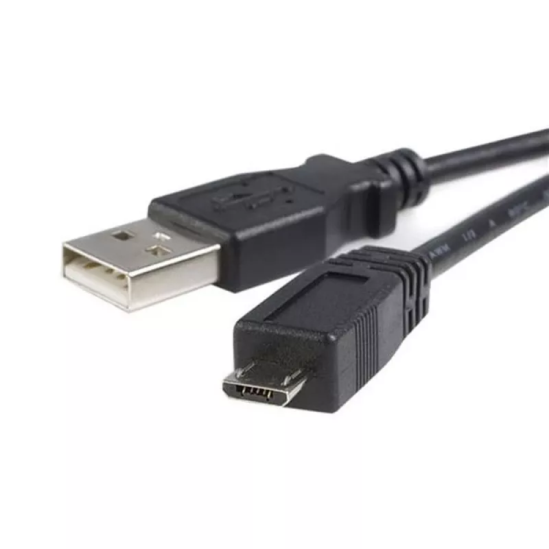 StarTech.com 0,5 m Micro USB laidas - A į Micro B, 0,5 m, USB A, Micro-USB B, USB 2.0, Vyriškas/Vyriškas, Juodas