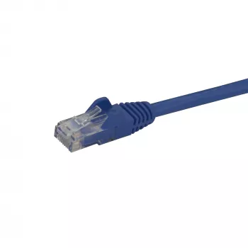 “StarTech.com” 1 m CAT6 eterneto kabelis - mėlynas CAT 6 gigabitinio eterneto laidas - 250 MHz 100 W PoE RJ45 UTP tinklo / komutacinis kabelis, nesikabinantis su įtempimo sumažinimu, individualiai patikrintas