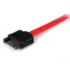 StarTech.com 0,3 m SATA prailginimo kabelis, 0,3 m, SATA III, SATA 7 kontaktų, SATA 7 kontaktų, Vyriška/Moteriška, Juoda, Raudona