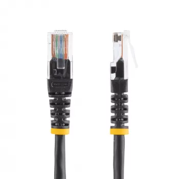 StarTech.com Cat5e komutacinis kabelis su lietais RJ45 jungtimis - 15 m - juodas