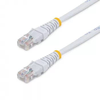 StarTech.com 15 m Cat5e baltas formuotas RJ45 UTP Cat 5e komutacinis kabelis – 15 m komutacinis kabelis