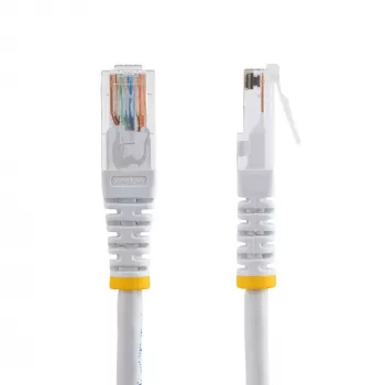StarTech.com 15 m Cat5e baltas formuotas RJ45 UTP Cat 5e komutacinis kabelis – 15 m komutacinis kabelis