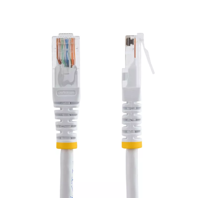 StarTech.com 15 m Cat5e baltas formuotas RJ45 UTP Cat 5e komutacinis kabelis – 15 m komutacinis kabelis