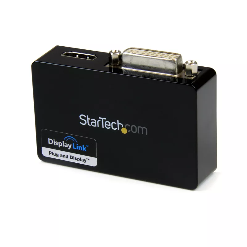 StarTech.com USB 3.0 į HDMI / DVI adapteris - 2048x1152, 3.2 Gen 1 (3.1 Gen 1), USB Type-B, DVI išvestis, HDMI išvestis, 2048 x 1152 pikseliai