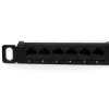 StarTech.com 24 prievadų 0,5U Cat5e pataisų skydelis - RJ45 eterneto montuojamas į stovą Cat 5e 110 pataisų skydelis