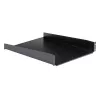 StarTech.com 2U serverio stovo lentyna - universali stovo tvirtinimo konsolinė lentyna 19 colių tinklo įrangos stovui ir spintai - tvirta plieninė – keliamoji galia 50 svarų / 23 kg - 22 colių gylio dėklas, juoda