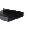 StarTech.com 2U serverio stovo lentyna - universali stovo tvirtinimo konsolinė lentyna 19 colių tinklo įrangos stovui ir spintai - tvirta plieninė – keliamoji galia 50 svarų / 23 kg - 22 colių gylio dėklas, juoda