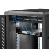 StarTech.com 2U serverio stovo lentyna - universali stovo tvirtinimo konsolinė lentyna 19 colių tinklo įrangos stovui ir spintai - tvirta plieninė – keliamoji galia 50 svarų / 23 kg - 22 colių gylio dėklas, juoda