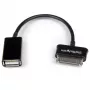 StarTech.com USB OTG adapterio laidas, skirtas Samsung Galaxy Tab, 0,1524 m, Samsung 30p, USB A, Juodas, Kištukas, Lizdas