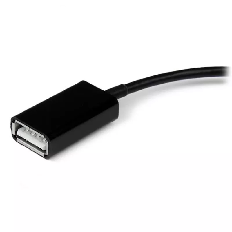 StarTech.com USB OTG adapterio laidas, skirtas Samsung Galaxy Tab, 0,1524 m, Samsung 30p, USB A, Juodas, Kištukas, Lizdas