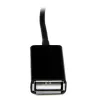 StarTech.com USB OTG adapterio laidas, skirtas Samsung Galaxy Tab, 0,1524 m, Samsung 30p, USB A, Juodas, Kištukas, Lizdas