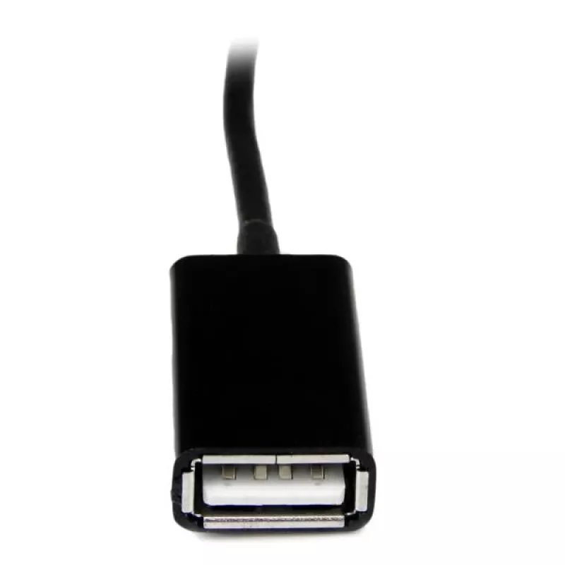 StarTech.com USB OTG adapterio laidas, skirtas Samsung Galaxy Tab, 0,1524 m, Samsung 30p, USB A, Juodas, Kištukas, Lizdas