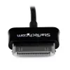 StarTech.com USB OTG adapterio laidas, skirtas Samsung Galaxy Tab, 0,1524 m, Samsung 30p, USB A, Juodas, Kištukas, Lizdas