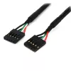 StarTech.com 24 colių vidinis 5 kontaktų USB IDC pagrindinės plokštės laidas jungtis-į-jungtį