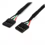 StarTech.com 24 colių vidinis 5 kontaktų USB IDC pagrindinės plokštės laidas jungtis-į-jungtį