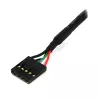 StarTech.com 24 colių vidinis 5 kontaktų USB IDC pagrindinės plokštės laidas jungtis-į-jungtį