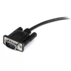 StarTech.com 3 m juodas tiesioginis DB9 RS232 serijinis laidas – M/F