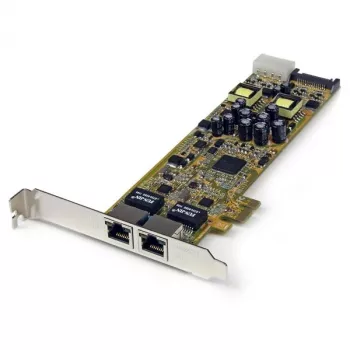 StarTech.com dviejų prievadų PCI Express gigabitinio Ethernet PCIe tinklo plokštė adapteris - PoE/PSE