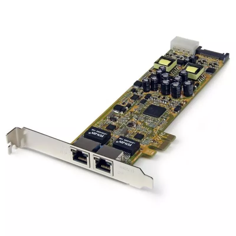 StarTech.com dviejų prievadų PCI Express gigabitinio Ethernet PCIe tinklo plokštė adapteris - PoE/PSE