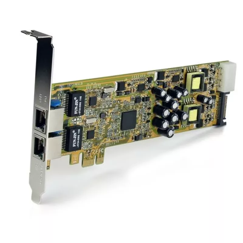StarTech.com dviejų prievadų PCI Express gigabitinio Ethernet PCIe tinklo plokštė adapteris - PoE/PSE