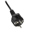 StarTech.com 2 m (6 pėd.) nešiojamojo kompiuterio maitinimo laidas, EU Schuko į C5, 2.5 A 250 V, 18AWG, nešiojamojo / nešiojamojo kompiuterio pakaitinis kintamosios srovės laidas, maitinimo bloko laidas, nešiojamojo kompiuterio įkroviklio kabelis, dobilo lapo / peliuko Mikio formos maitinimo laidas