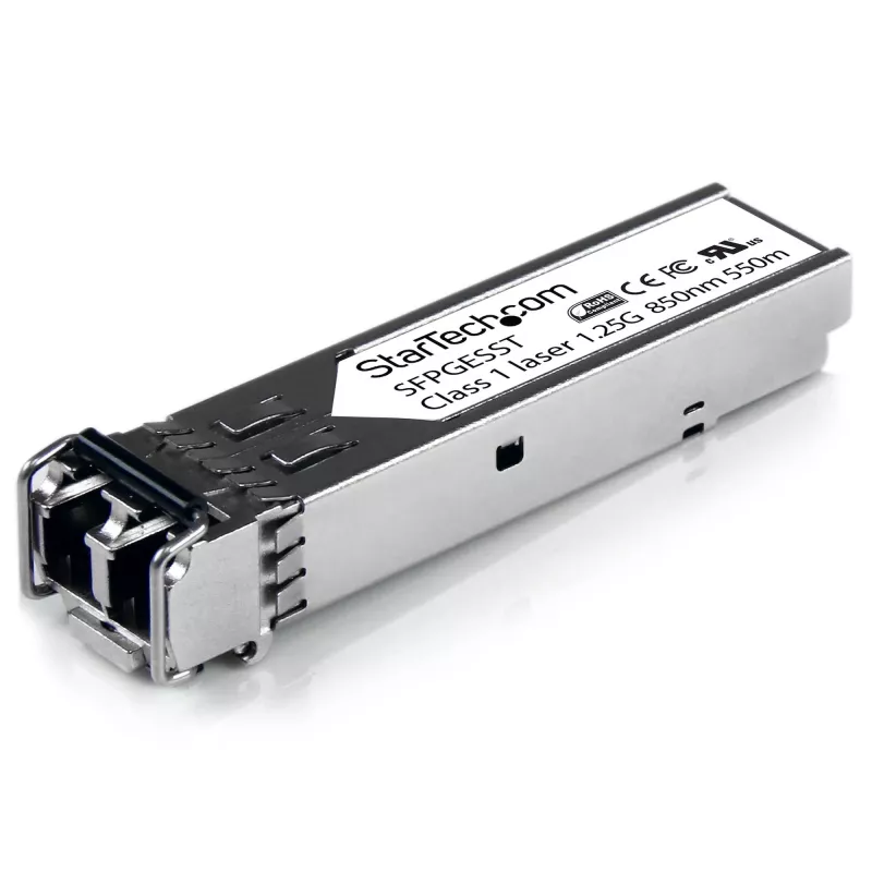 StarTech.com Cisco SFP-GE-S suderinamas SFP modulis - 1000BASE-SX - 1GbE daugiaskaidulė optinė siųstuvas-imtuvas - 1GE Gigabit Ethernet SFP - LC 550 m - 850 nm - DDM Cisco IE3400, IE3300, IE3200