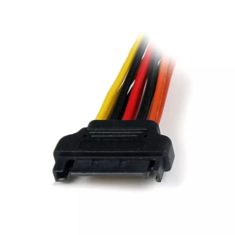 StarTech.com 6 colių užfiksuojamas SATA maitinimo Y skirstytuvo kabelio adapteris - M/F