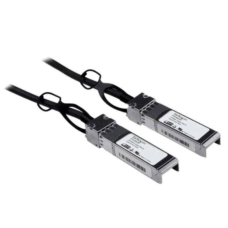 StarTech.com Cisco SFP-H10GB-CU3M suderinamas 3 m 10G SFP+ į SFP+ tiesioginio prijungimo kabelis Twinax – 10GbE SFP+ varinis DAC 10 Gbps mažos galios pasyvus Mini GBIC / siųstuvo-imtuvo modulis DAC Firepower ASR920 ASR9000