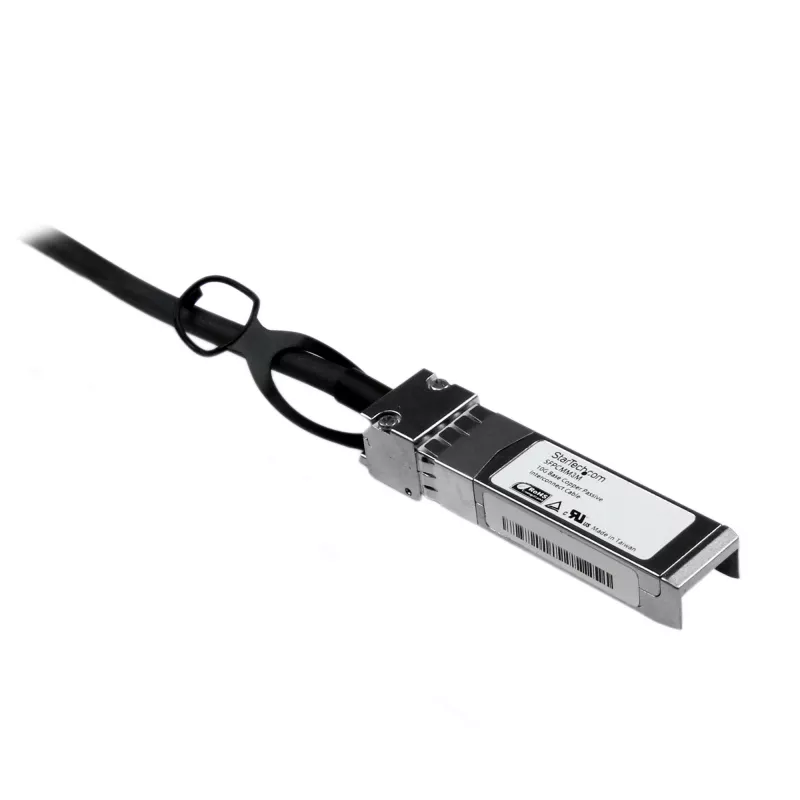 StarTech.com Cisco SFP-H10GB-CU3M suderinamas 3 m 10G SFP+ į SFP+ tiesioginio prijungimo kabelis Twinax – 10GbE SFP+ varinis DAC 10 Gbps mažos galios pasyvus Mini GBIC / siųstuvo-imtuvo modulis DAC Firepower ASR920 ASR9000