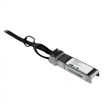 StarTech.com Cisco SFP-H10GB-CU1M suderinamas 1 m 10G SFP+ į SFP+ tiesioginio prijungimo kabelis Twinax – 10GbE SFP+ varinis DAC 10 Gbps mažos galios pasyvus modulis Mini GBIC/Siųstuvas-imtuvas DAC Firepower ASR920 ASR9000