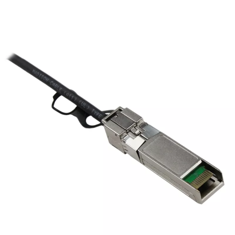 StarTech.com Cisco SFP-H10GB-CU1M suderinamas 1 m 10G SFP+ į SFP+ tiesioginio prijungimo kabelis Twinax – 10GbE SFP+ varinis DAC 10 Gbps mažos galios pasyvus modulis Mini GBIC/Siųstuvas-imtuvas DAC Firepower ASR920 ASR9000
