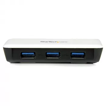 StarTech.com USB 3.0 prie Gigabit Ethernet NIC tinklo adapteris su 3 prievadų šakotuvu – balta