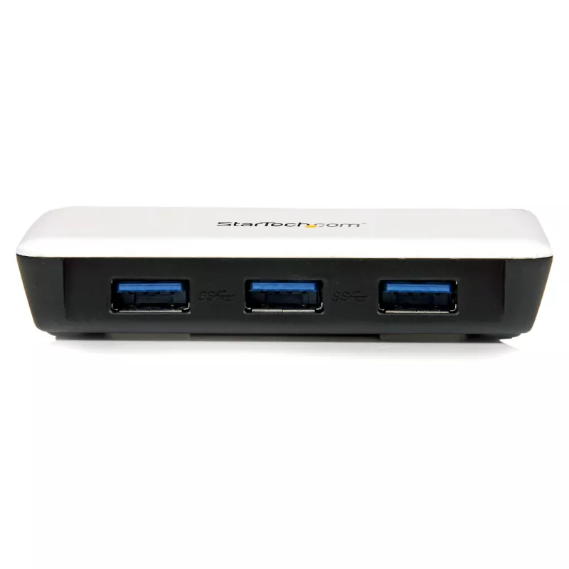 StarTech.com USB 3.0 prie Gigabit Ethernet NIC tinklo adapteris su 3 prievadų šakotuvu – balta