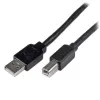 StarTech.com 65 pėdų (20 m) aktyvus USB 2.0 A į B laidas, ilgas USB laidas, USB spausdintuvo laidas, 1x USB A (vyriška), 1x USB B (vyriška), juodas