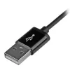 StarTech.com 1 m USB – Lightning laidas – iPhone / iPad / iPod įkroviklio laidas – sparčiojo įkrovimo Lightning į USB laidas – Apple MFi sertifikuotas – juodas