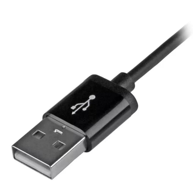 StarTech.com 1 m USB – Lightning laidas – iPhone / iPad / iPod įkroviklio laidas – sparčiojo įkrovimo Lightning į USB laidas – Apple MFi sertifikuotas – juodas