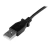 StarTech.com 1 m Mini USB laidas - A į viršutinį kampą Mini B, 1 m, USB A, Mini-USB B, USB 2.0, Vyriškas/Vyriškas, Juodas