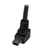 StarTech.com 1 m Mini USB laidas - A į viršutinį kampą Mini B, 1 m, USB A, Mini-USB B, USB 2.0, Vyriškas/Vyriškas, Juodas