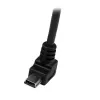 StarTech.com 2 m Mini USB laidas – A į apatinį kampinį Mini B, 2 m, USB A, Mini-USB B, USB 2.0, 0,48 Gbit/s, juodas