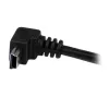 StarTech.com 2 m Mini USB laidas – A į apatinį kampinį Mini B, 2 m, USB A, Mini-USB B, USB 2.0, 0,48 Gbit/s, juodas