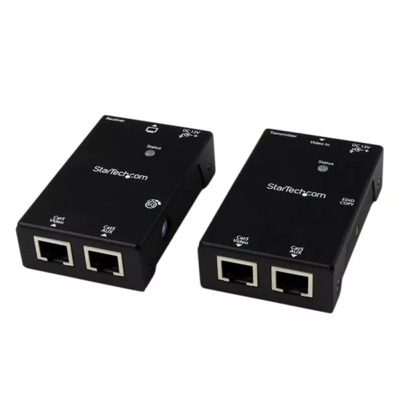 HDMI ilgintuvas per CAT5e/CAT6 su maitinimu kabeliu – 50 m