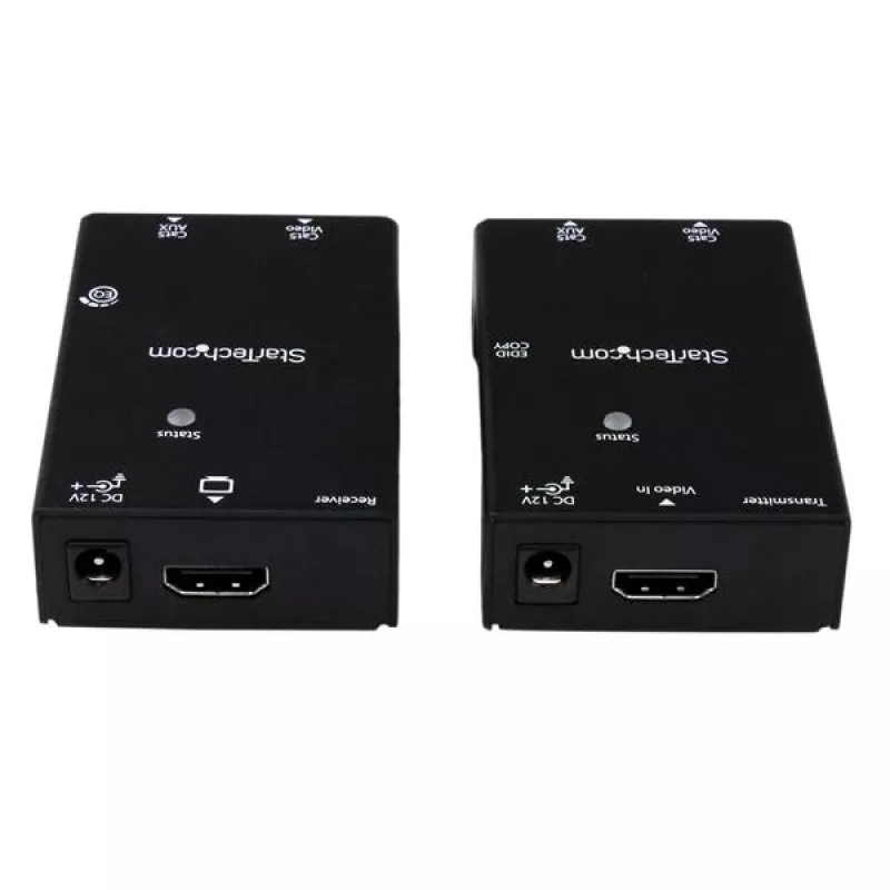 HDMI ilgintuvas per CAT5e/CAT6 su maitinimu kabeliu – 50 m