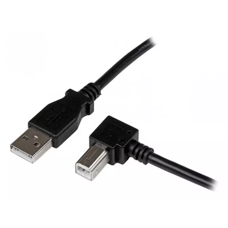 StarTech.com 1 m USB 2.0 A į dešinį kampą B laidas - M/M