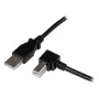 StarTech.com 1 m USB 2.0 A į dešinį kampą B laidas - M/M