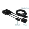 “StarTech.com” 3 prievadų kelių monitorių adapteris – DisplayPort 1.2 MST šakotuvas dviem 4K 30 Hz ir 1x 1080p – vaizdo skirstytuvas išplėstiniam darbalaukio režimui tik Windows kompiuteriuose – DP prie 3x DP monitorių