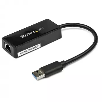 StarTech.com USB 3.0 į Gigabit Ethernet adapteris NIC su USB prievadu - juodas