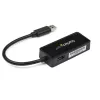 StarTech.com USB 3.0 į Gigabit Ethernet adapteris NIC su USB prievadu - juodas