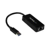 StarTech.com USB 3.0 į Gigabit Ethernet adapteris NIC su USB prievadu - juodas