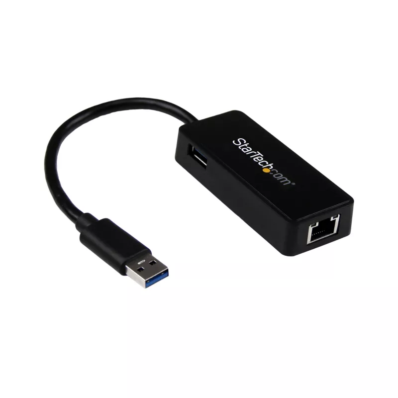 StarTech.com USB 3.0 į Gigabit Ethernet adapteris NIC su USB prievadu - juodas